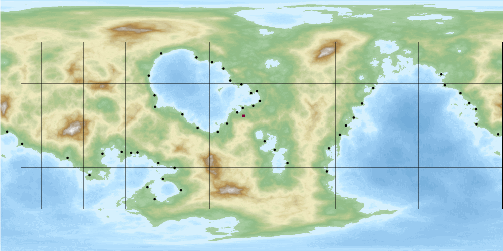 Akfotsidano Topography and Cities map