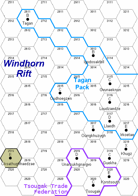 Tsougak subsector circa 1202