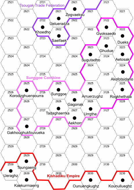 Tsougak subsector circa 1105